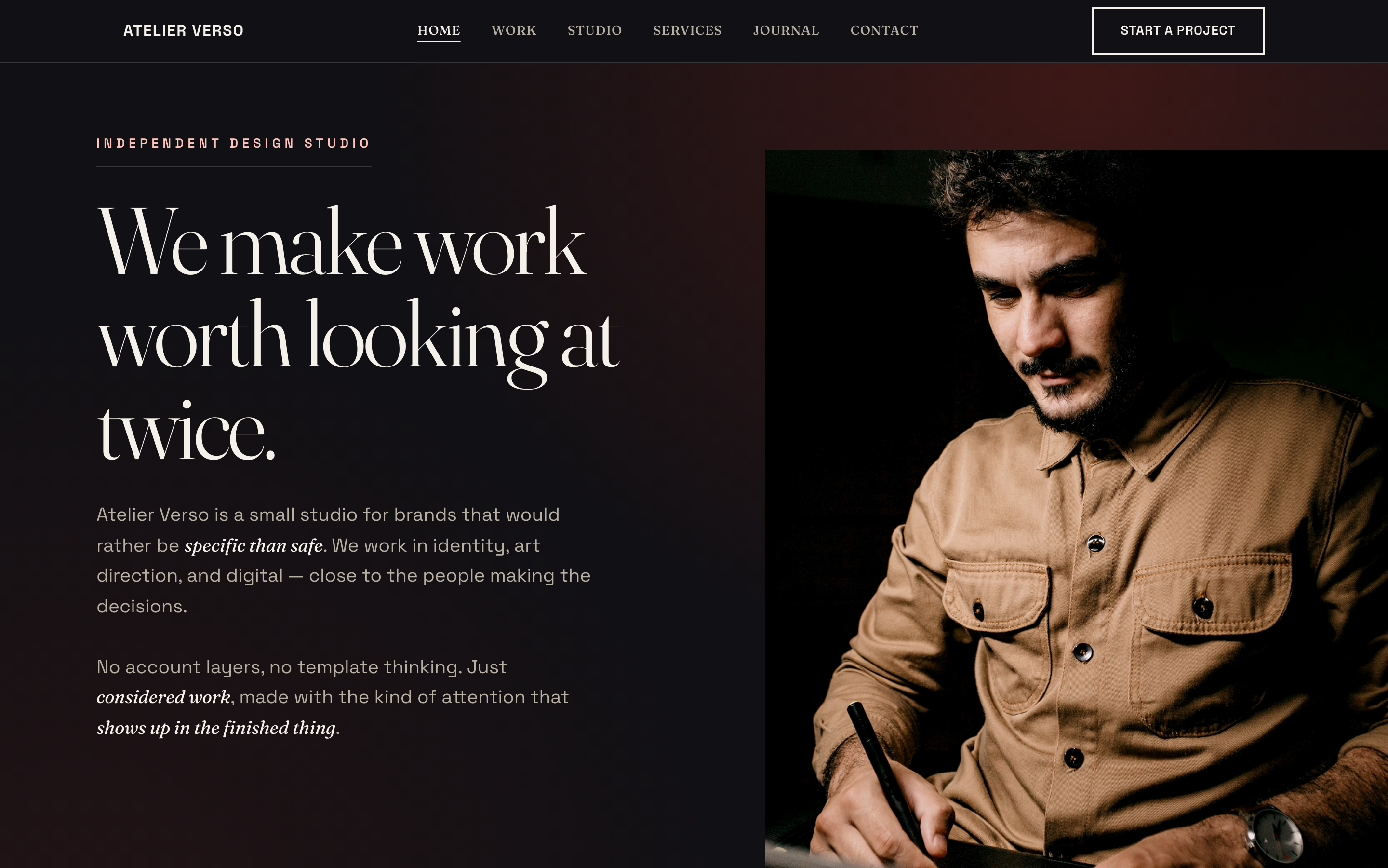 Portfolio Template preview